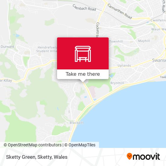 Sketty Green, Sketty map