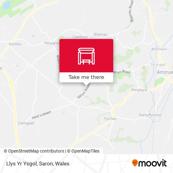 Llys Yr Ysgol, Saron map