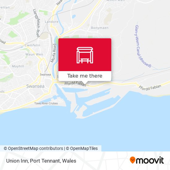 Union Inn, Port Tennant map