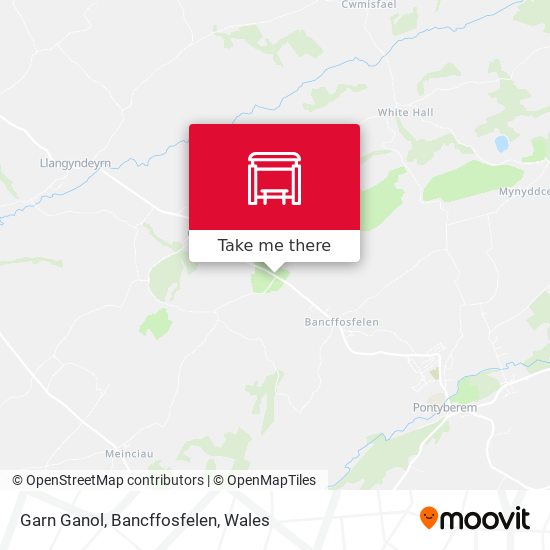 Garn Ganol, Bancffosfelen map