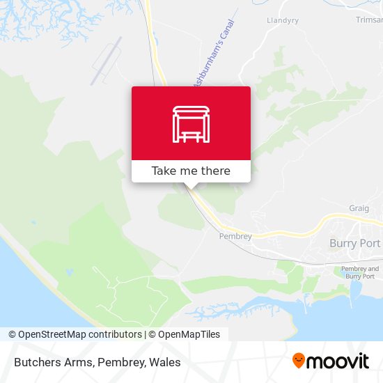 Butchers Arms, Pembrey map