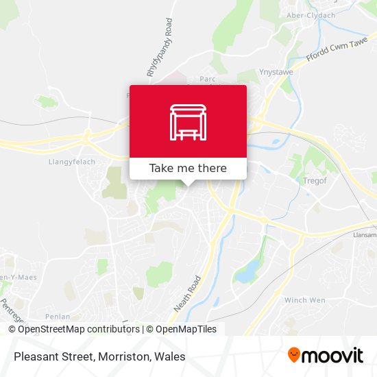 Pleasant Street, Morriston map