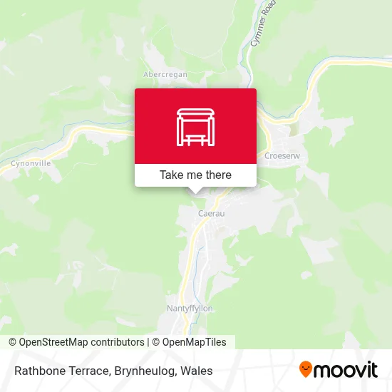 Rathbone Terrace, Brynheulog map
