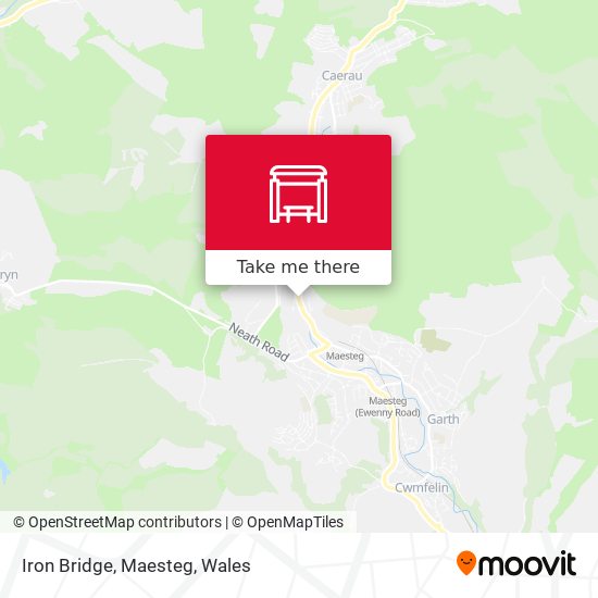 Iron Bridge, Maesteg map