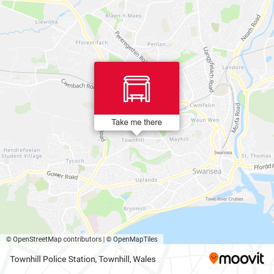 Townhill Police Station, Townhill map