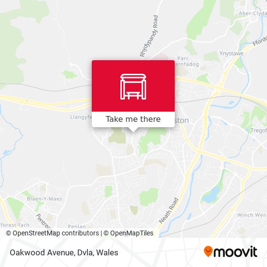 Oakwood Avenue, Dvla map