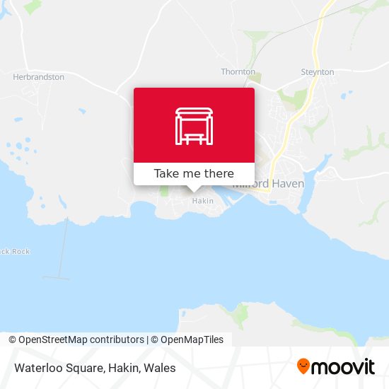 Waterloo Square, Hakin map