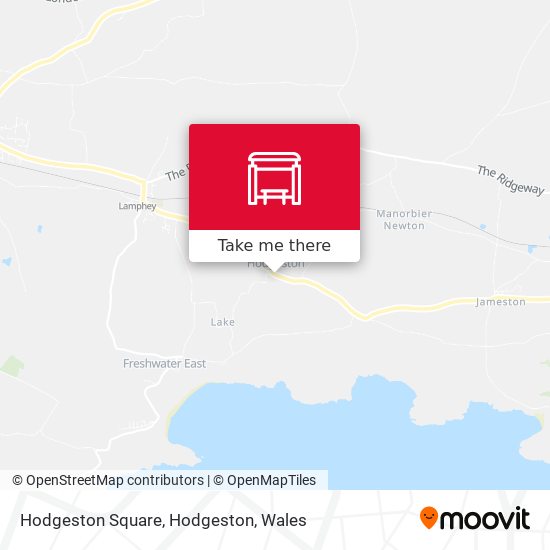 Hodgeston Square, Hodgeston map