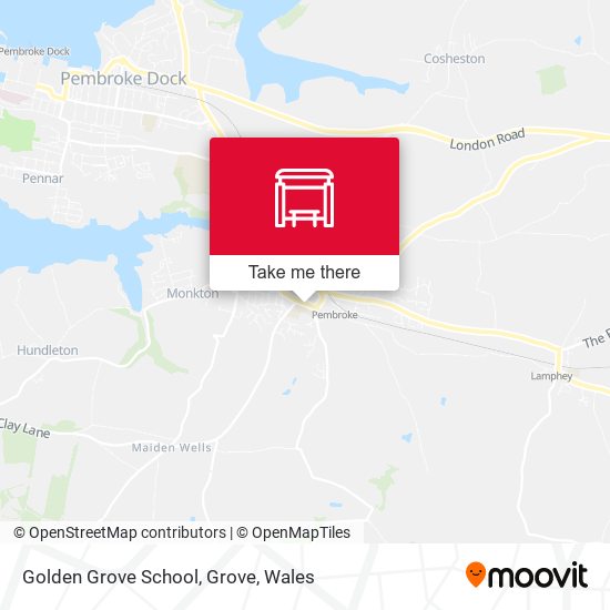 Golden Grove School, Grove map
