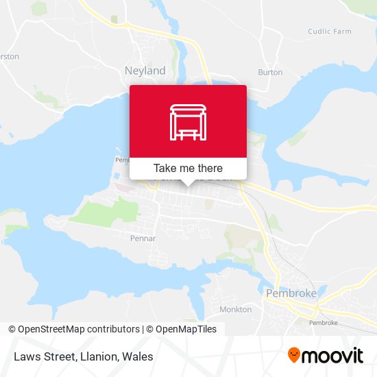 Laws Street, Llanion map