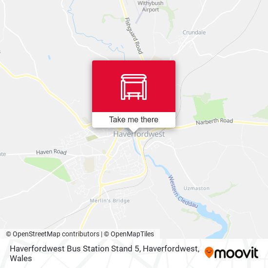 Haverfordwest Bus Station Stand 5, Haverfordwest Routes, Schedules