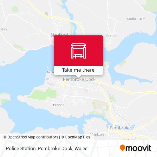 Police Station, Pembroke Dock map