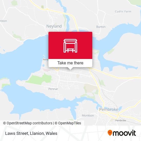 Laws Street, Llanion map