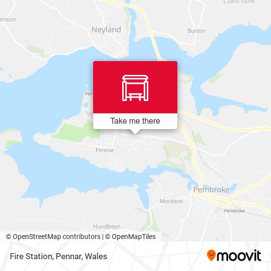 Fire Station, Pennar map