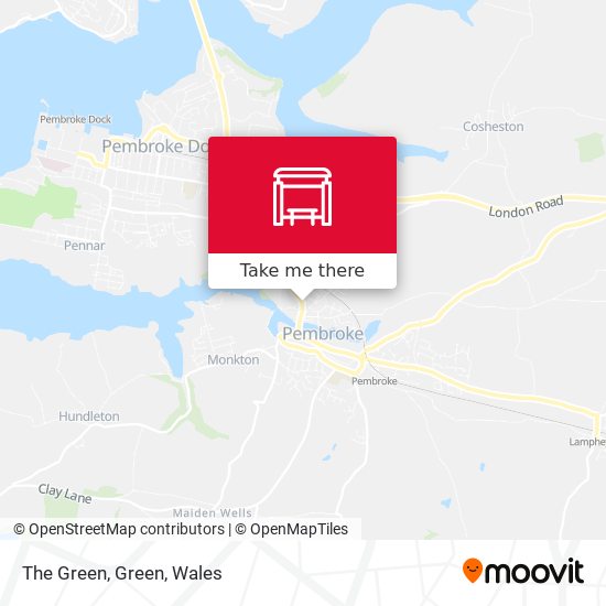 The Green, Green map
