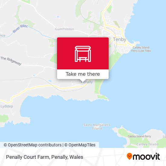 Penally Court Farm, Penally map