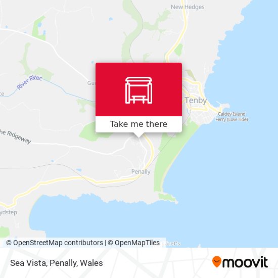 Sea Vista, Penally map