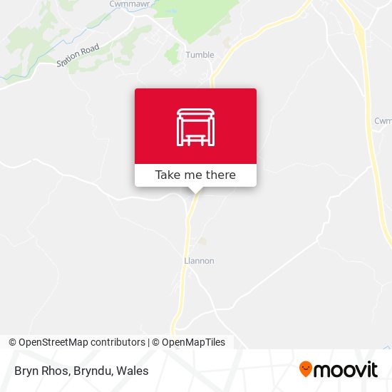 Bryn Rhos, Bryndu map