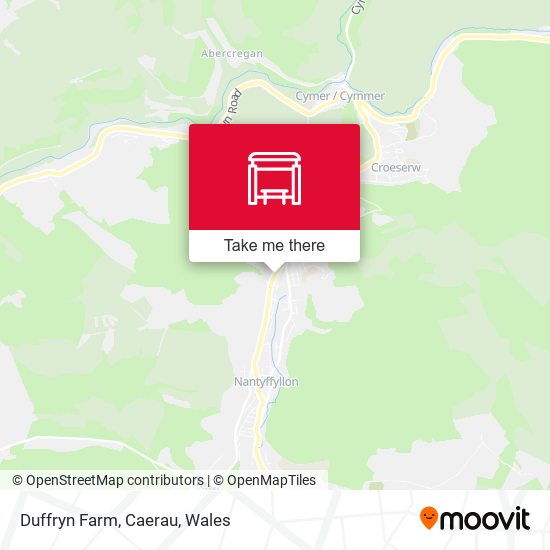 Duffryn Farm, Caerau map