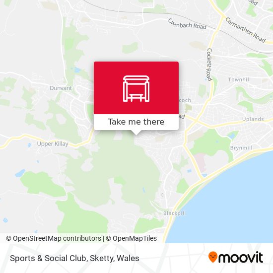 Sports & Social Club, Sketty map