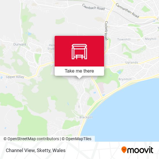 Channel View, Sketty map