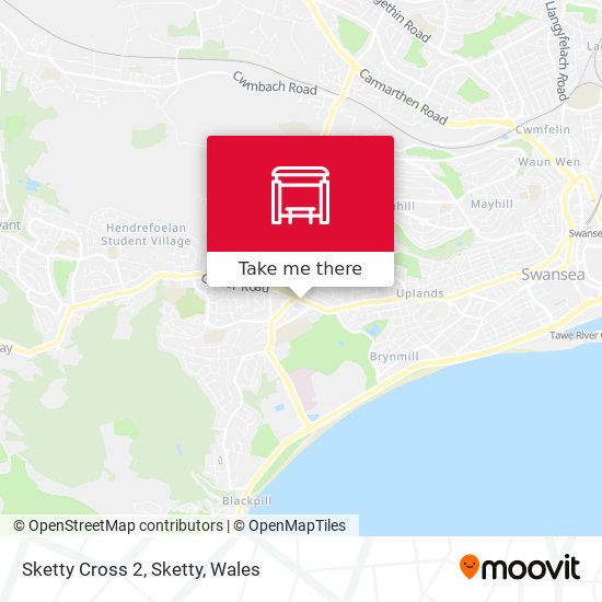 Sketty Cross 2, Sketty map