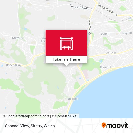 Channel View, Sketty map