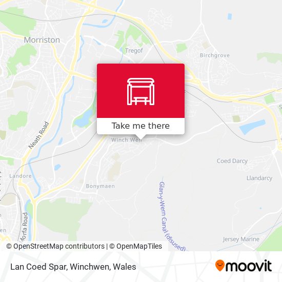 Lan Coed Spar, Winchwen map