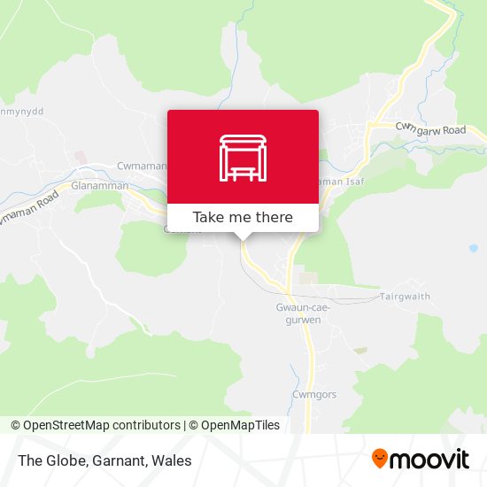 The Globe, Garnant map