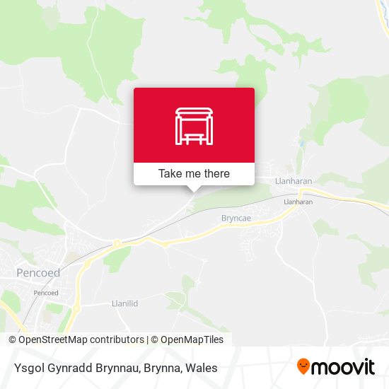 Ysgol Gynradd Brynnau, Brynna map