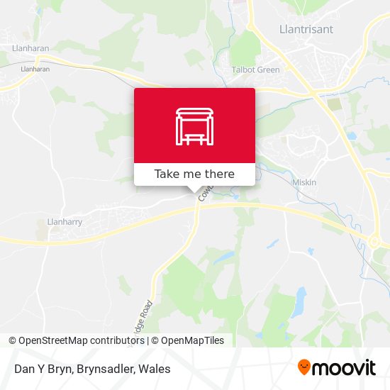 Dan Y Bryn, Brynsadler map