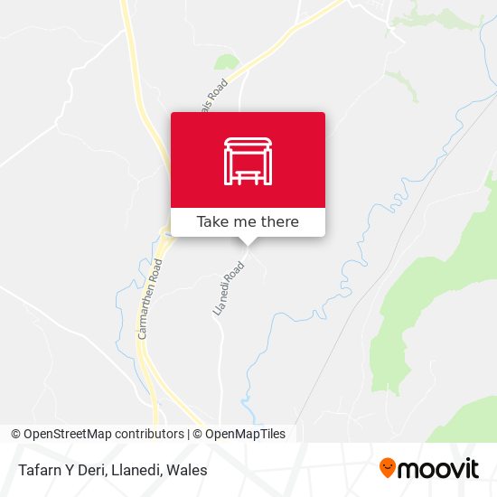 Tafarn Y Deri, Llanedi map