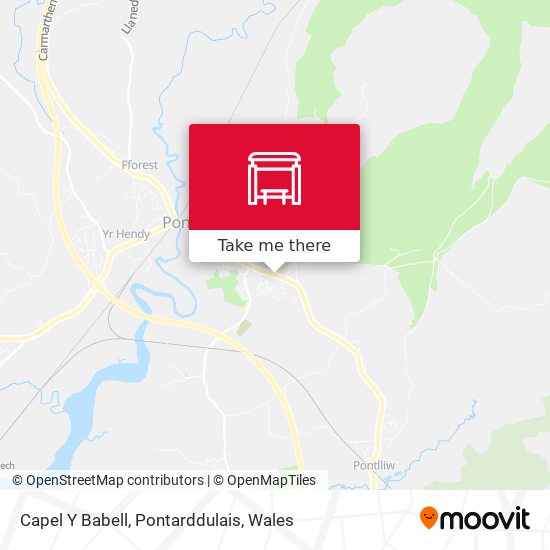 Capel Y Babell, Pontarddulais map