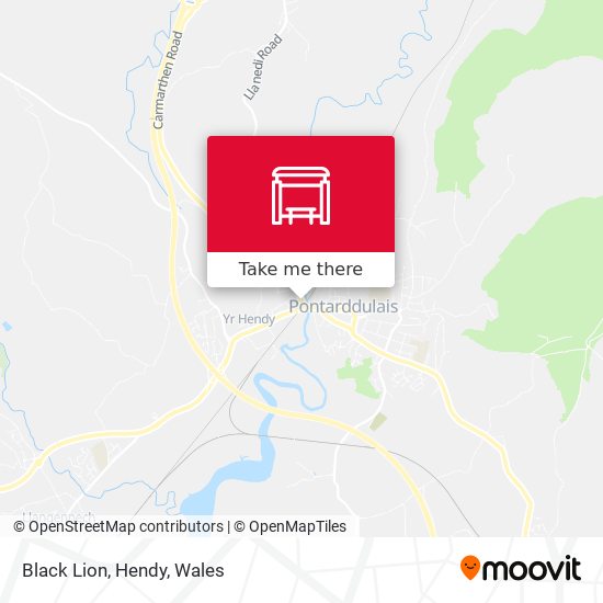 Black Lion, Hendy map