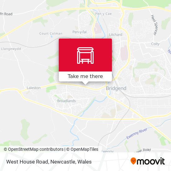 West House Road, Newcastle map