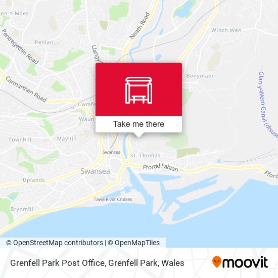 Grenfell Park Post Office, Grenfell Park map