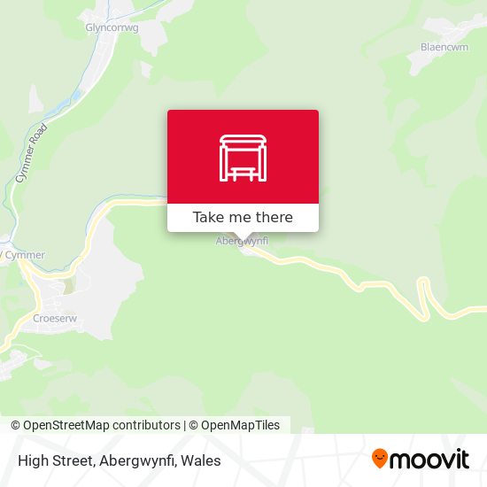 High Street, Abergwynfi map