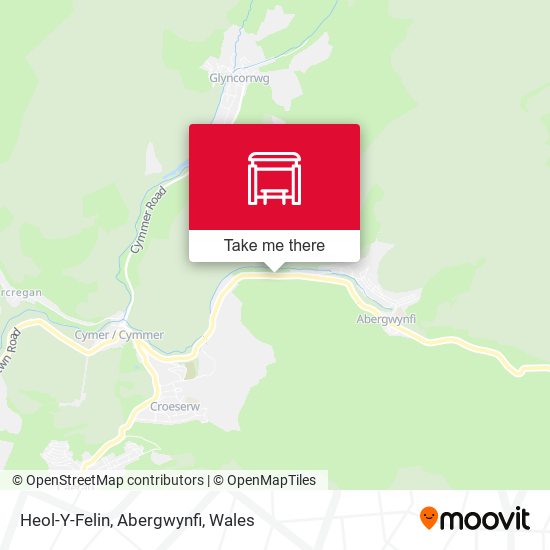 Heol-Y-Felin, Abergwynfi map