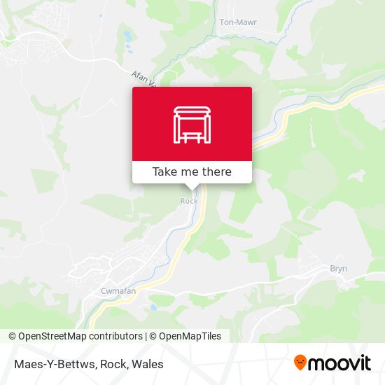 Maes-Y-Bettws, Rock map