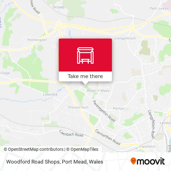 Woodford Road Shops, Port Mead map