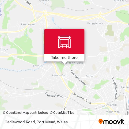 Cadlewood Road, Port Mead map