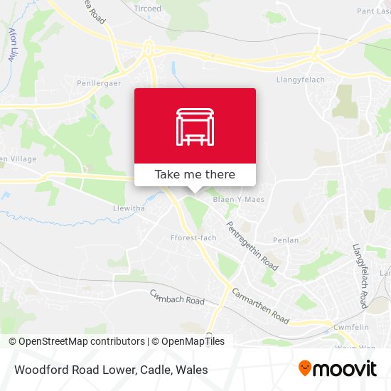 Woodford Road Lower, Cadle map