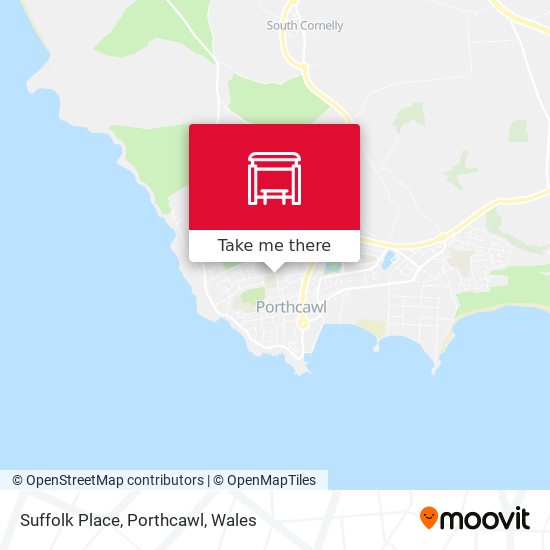 Suffolk Place, Porthcawl map