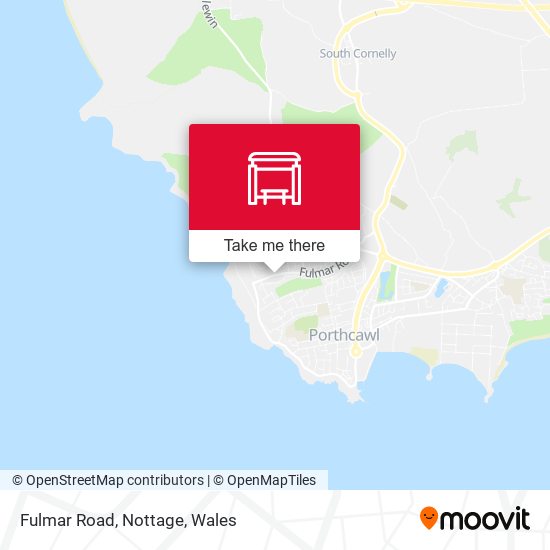 Fulmar Road, Nottage map
