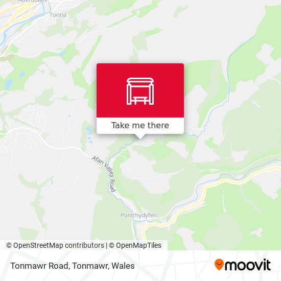 Tonmawr Road, Tonmawr map