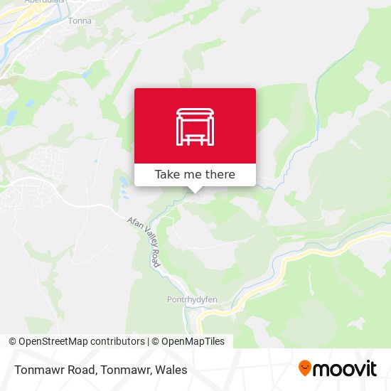 Tonmawr Road, Tonmawr map