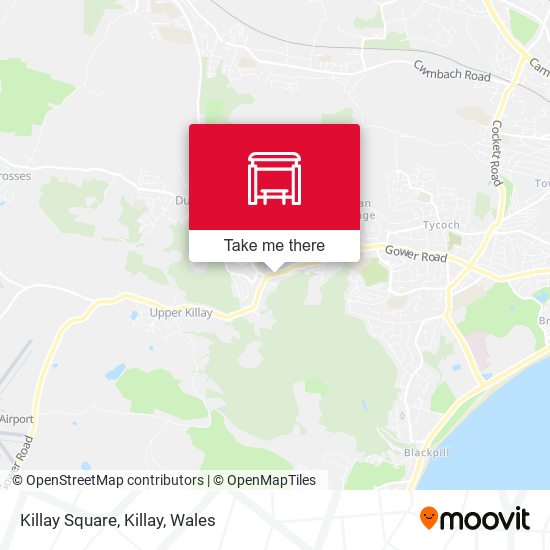 Killay Square, Killay map