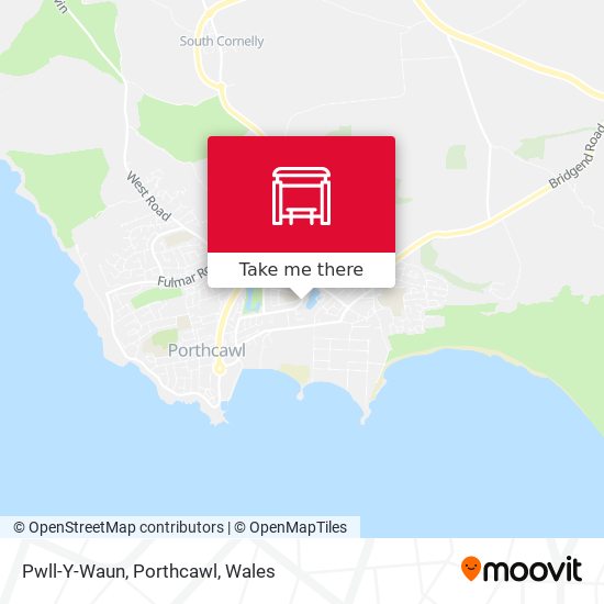 Pwll-Y-Waun, Porthcawl map