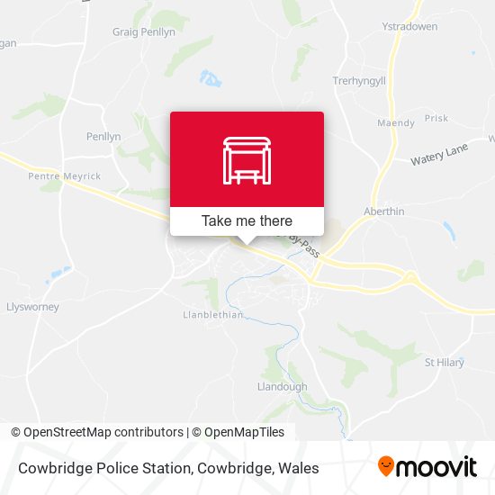 Cowbridge Police Station, Cowbridge map