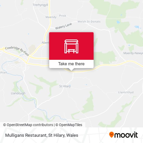 Mulligans Restaurant, St Hilary map